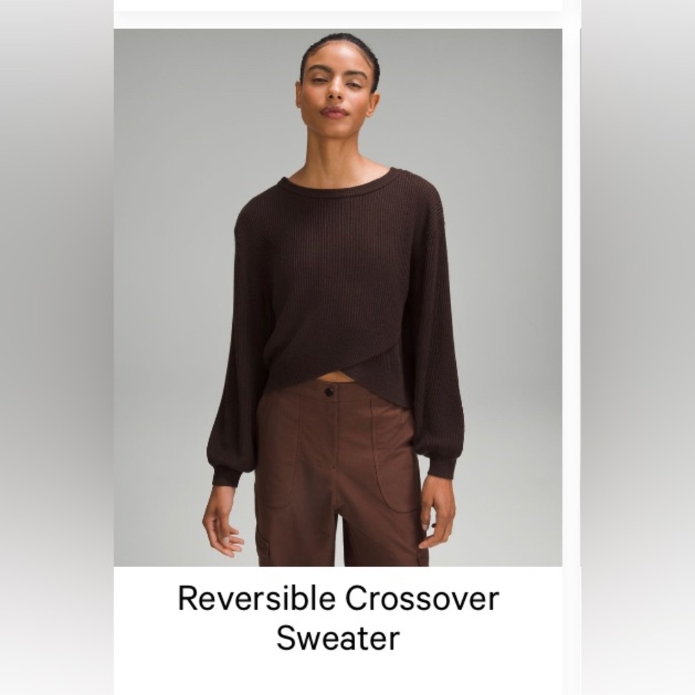lululemon reversible crossover sweater